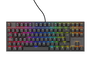 GENESIS Thor 303 TKL Teclado Mecánico para Gaming USB QWERTY Español Negro con Interruptores Outemu Peach Silent