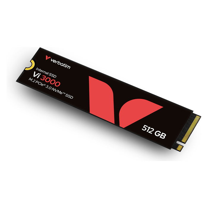Verbatim Vi3000 SSD Interno M.2 2280 NVMe PCIe 3.0, 512 GB, Velocidad Lectura 3100 MB/s