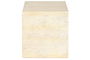 DKD Home Decor Mesita Auxiliar Beige Mármol Magnesia 40x40x40 cm
