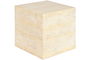 DKD Home Decor Mesita Auxiliar Beige Mármol Magnesia 40x40x40 cm
