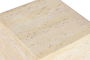 DKD Home Decor Mesita Auxiliar Beige Mármol Magnesia 40x40x40 cm