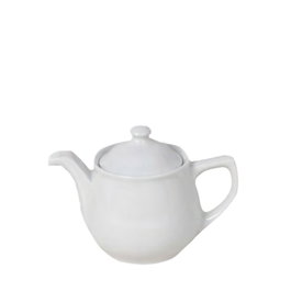 Eurodra Tetera Alster de Porcelana, 12 cm de Alto, Capacidad 48 cl (Set de 8)