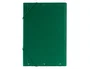 Liderpapel Carpeta para proyectos de cartón forrado verde lomo 30mm