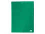 Liderpapel Carpeta para proyectos de cartón forrado verde lomo 30mm