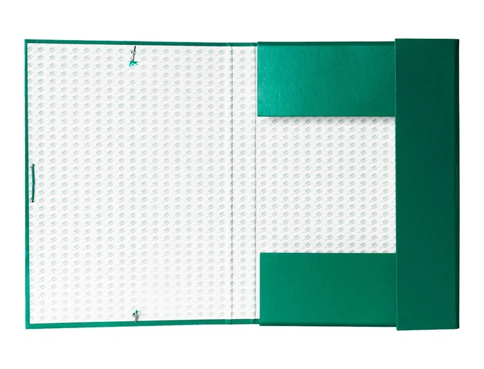 Liderpapel Carpeta para proyectos de cartón forrado verde lomo 30mm Liderpapel Carpeta para proyectos de cartón forrado verde lomo 30mm