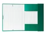 Liderpapel Carpeta para proyectos de cartón forrado verde lomo 30mm