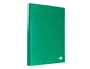 Liderpapel Carpeta para proyectos de cartón forrado verde lomo 30mm