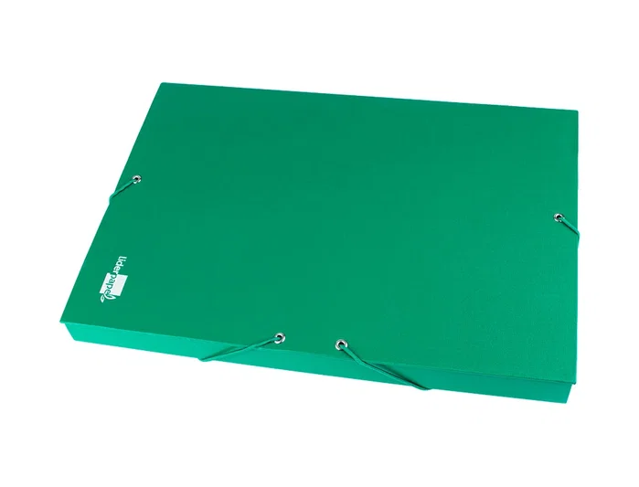 Liderpapel Carpeta para proyectos de cartón forrado verde lomo 30mm Liderpapel Carpeta para proyectos de cartón forrado verde lomo 30mm
