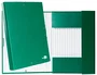 Liderpapel Carpeta para proyectos de cartón forrado verde lomo 30mm