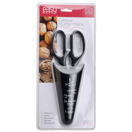 Easy Make Tijeras Multifunción con Imán para Nevera: Cortar, Cascar, Abrir Botellas y Más