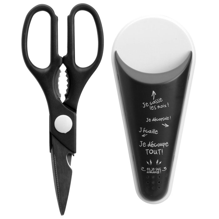 Easy Make Tijeras Multifunción con Imán para Nevera: Cortar, Cascar, Abrir Botellas y Más