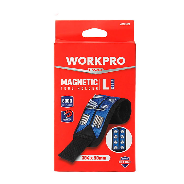 Workpro Muñequera magnética 285 x 75 mm