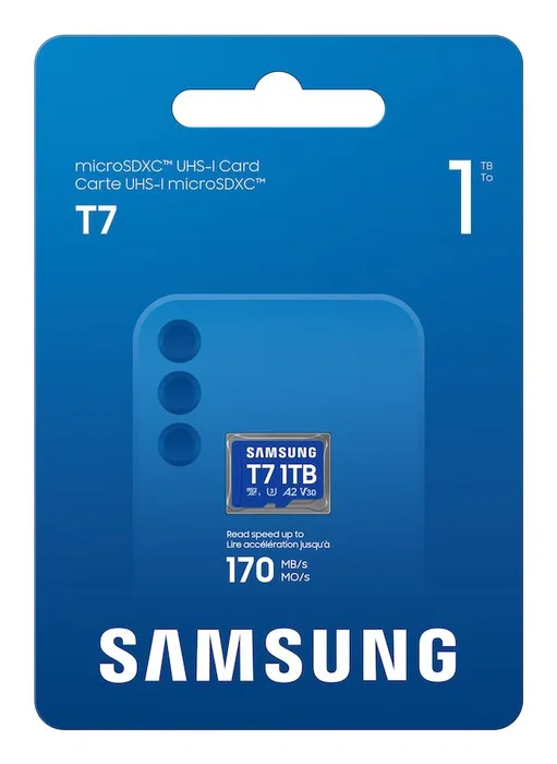 Samsung T7 MicroSDXC 1 TB Azul Samsung T7 MicroSDXC 1 TB Azul
