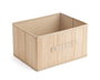 Inde Cesta de Ordenación Bambú y TNT 32 x 25 x 18 cm (12 Unidades)