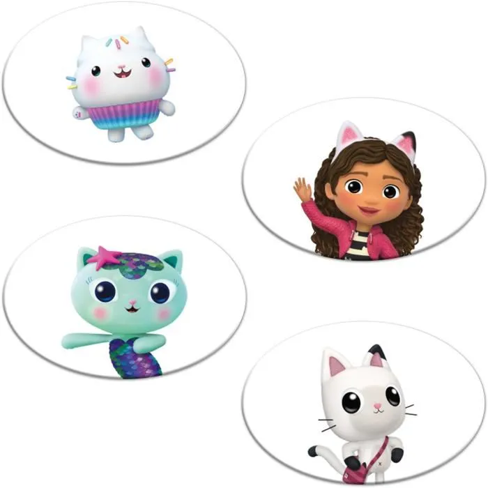 Winning Moves WIN5036905056748 Juego de Mesa Monopoly Junior Gabby y la Casa Mágica Versión Infantil La Casa de Muñecas de Gabby