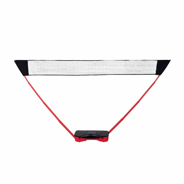 Basics Conjunto de bádminton 5 piezas Rojo / negro Basics Conjunto de bádminton 5 piezas Rojo / negro