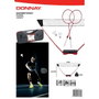 Basics Conjunto de bádminton 5 piezas Rojo / negro