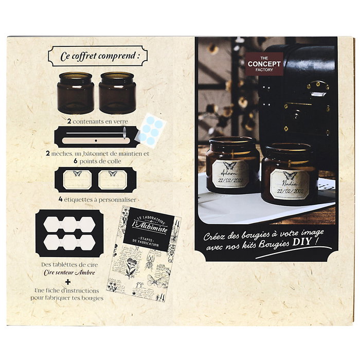 The Concept Factory Kit Hacer 2 Velas Apothicaire The Concept Factory Kit Hacer 2 Velas Apothicaire