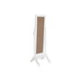 DKD Home Decor Espejo Vestidor Romantico Blanco 50 x 157 x 50 cm