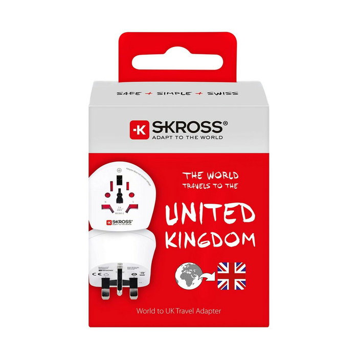 Skross Adaptador mundial a Reino Unido 1500225-e Skross Adaptador mundial a Reino Unido 1500225-e