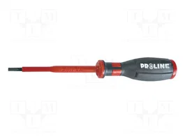 PROLINE Destornillador plano aislado 5,5x1mm 125mm