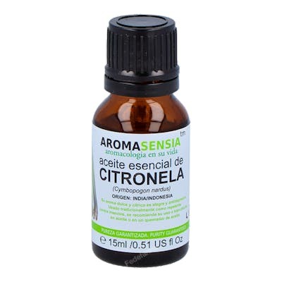 AROMASENSIA Aceite Esencial Citronela 15ml AROMASENSIA Aceite Esencial Citronela 15ml