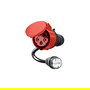 Adaptador go-e para gemini flex 11 kw, cee rojo corriente trifásica 16a enchufe doméstico (negro, 30cm) ch-04-30