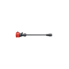 Adaptador go-e para gemini flex 11 kw, cee rojo corriente trifásica 16a enchufe doméstico (negro, 30cm) ch-04-30