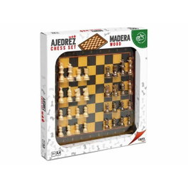 Cayro Ajedrez con Figuras de Madera en Blíster