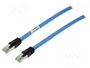 GOOBAY Patch cord Cat 6a S/FTP 10m azul