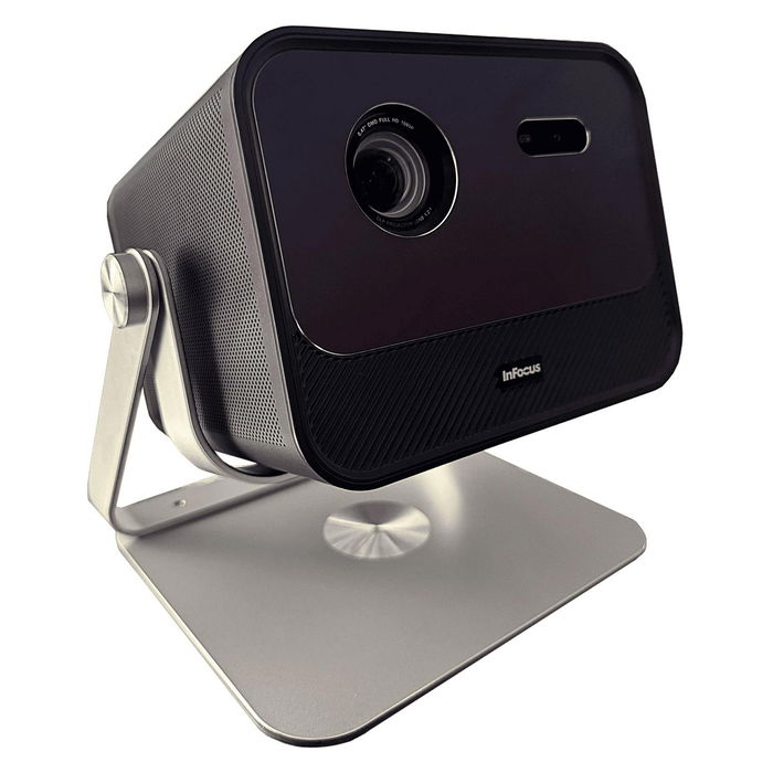 InFocus Crusader Grand Master IN3038SL - Proyector LED 1080p Full HD Smart TV, 1200 Lúmenes, HDR10, Android TV, WiFi, Bluetooth 5.1, 40W Dolby Audio