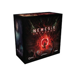 Asmodee Nemesis Lockdown Juego de Mesa Alemán, Juego Cooperativo de 1-5 Jugadores, Rol, 60 Minutos, +14 Años, Edición Experta con 350 Cartas y 26 Miniaturas