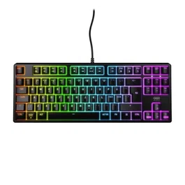 Cherry XTRFY K4V2 RGB TKL Teclado Mecánico para Juegos - Formato TKL - Negro
