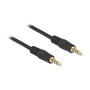 DeLOCK 83435 Cable de audio de 3,5 mm a 3,5 mm, 1 m, Negro