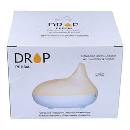 PHYSALIS Difusor Ultrasonico Drop C Blanco Aceite Esencial Purifica Humidifica 10-30m2 LED