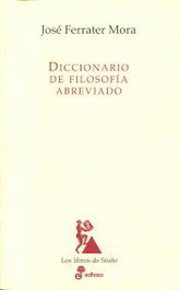 Diccionario de filosofía abreviado, Jose Ferrater Mora - EDHASA EDITORIAL