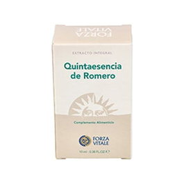 FORZA VITALE Quinta Esencia Romero (Rosmarinus officinalis) 10 ml - Aceite esencial para digestión y función hepática