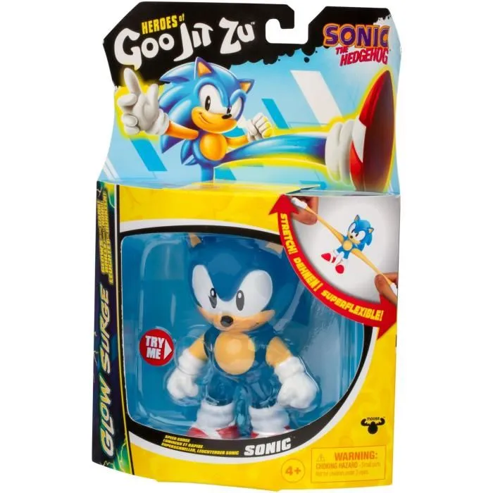 Heroes Of Goo Jit Zu Sonic Glow Surge 13cm Figura Luminosa y Extensible HER0630996427453