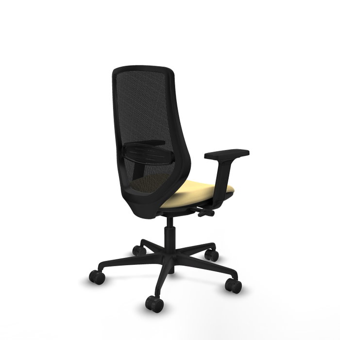 PIQUERAS Y CRESPO Silla de oficina Mardos con mecanismo Sincro/Traslack, Crema y Negro PIQUERAS Y CRESPO Silla de oficina Mardos con mecanismo Sincro/Traslack, Crema y Negro