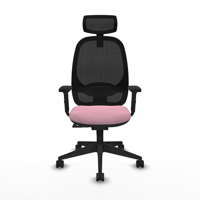 PIQUERAS Y CRESPO Silla de oficina Cilanco con mecanismo Sincro, Rosa y Negro PIQUERAS Y CRESPO Silla de oficina Cilanco con mecanismo Sincro, Rosa y Negro