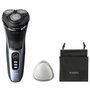 Philips Shaver Series 3000 S3243/12 con Batería y 2 Accesorios Storm Blue