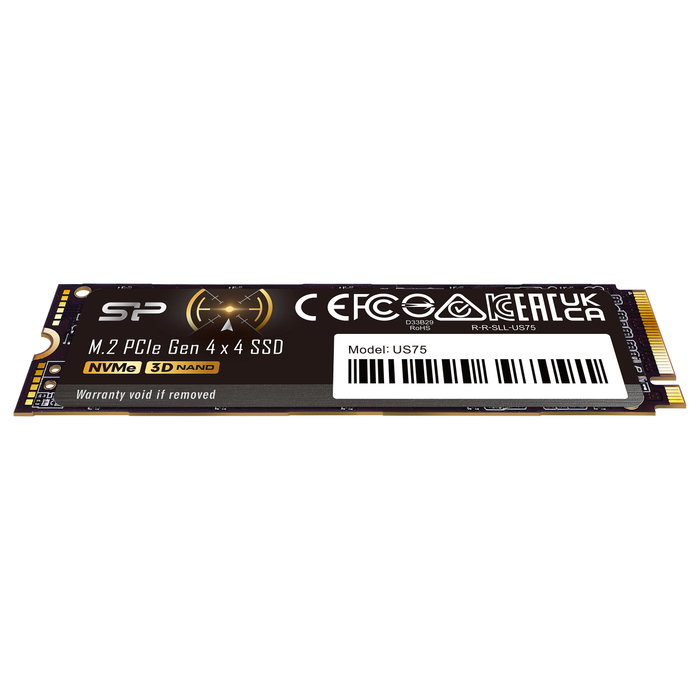 Silicon Power US75 SSD 2TB M.2 2280 PCIe 4.0 x4 NVMe, Lectura 7000 MB/s, Escritura 6000 MB/s, Para PC y Portátil