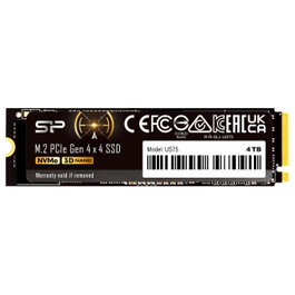 Silicon Power US75 SSD 2TB M.2 2280 PCIe 4.0 x4 NVMe, Lectura 7000 MB/s, Escritura 6000 MB/s, Para PC y Portátil
