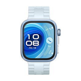 HUAWEI WATCH Fit 4 Pro Reloj Inteligente Azul con GPS y Correa de Fluoroelastómero - Pantalla 1.82" Rectangular, 5 ATM, Monitores de Frecuencia Cardíaca y Temperatura