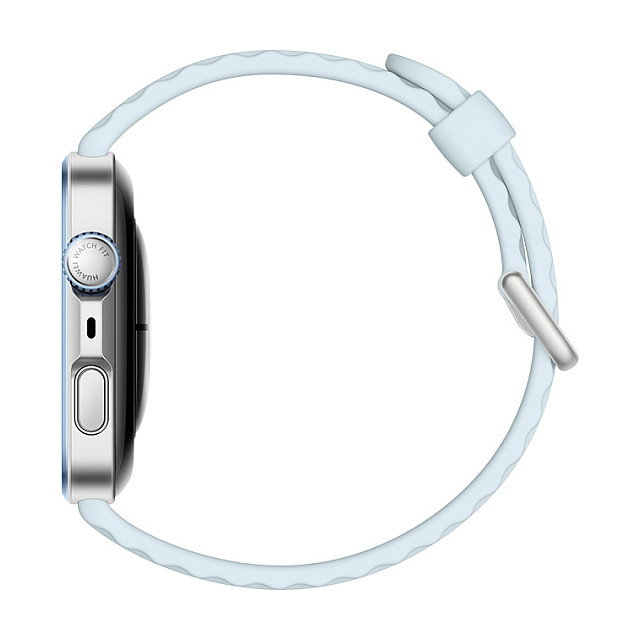 HUAWEI WATCH Fit 4 Pro Reloj Inteligente Azul con GPS y Correa de Fluoroelastómero - Pantalla 1.82" Rectangular, 5 ATM, Monitores de Frecuencia Cardíaca y Temperatura