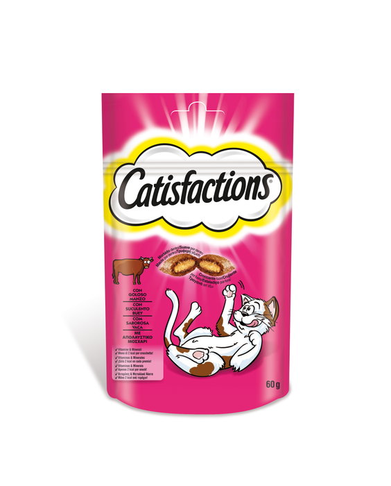 Mars Catisfactions Feline Buey 6x60g Mars Catisfactions Feline Buey 6x60g