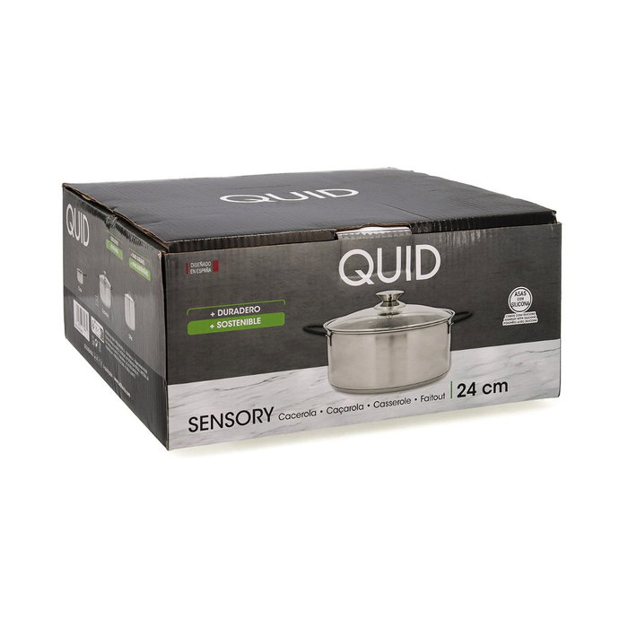 Quid Cacerola Sensory Acero Inoxidable 24 cm - 4,8 L