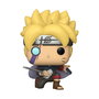 Funko Figura Vinilo Boruto 1035 NARUTO - Figura de 9 cm que representa a Boruto, el hijo de Naruto en pose de combate y brillando en la oscuridad.