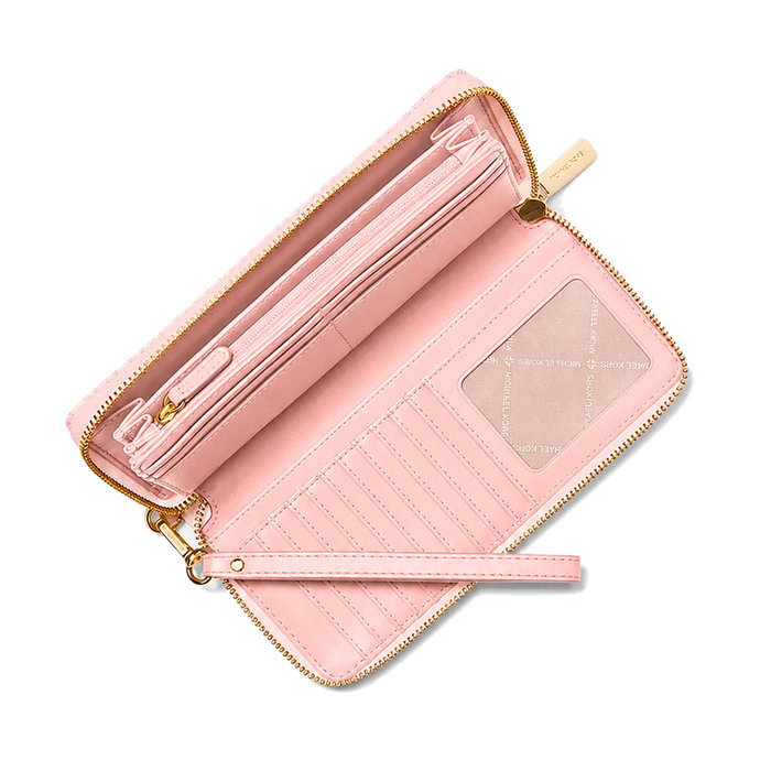 Michael Kors 35T7GTVE7L-POWDER-BLUSH Cartera Jet Set Travel Rosa en Lona