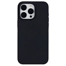 eSTUFF INFINITE ROME Funda de silicona magnética para iPhone 15 Pro Max - Negra - 81% material reciclado